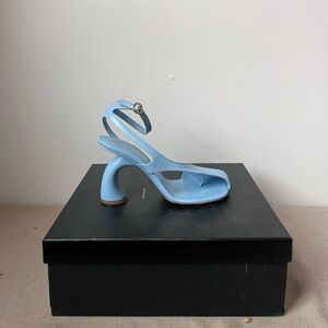Dries Van Noten Blue Sculptural Heels